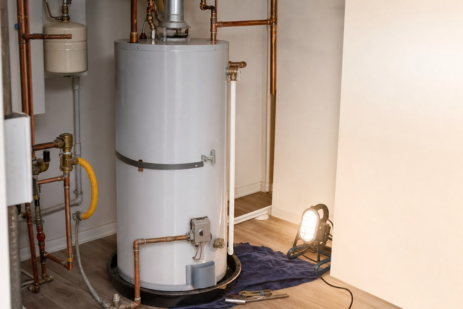 Water heater emergency plumbing situation